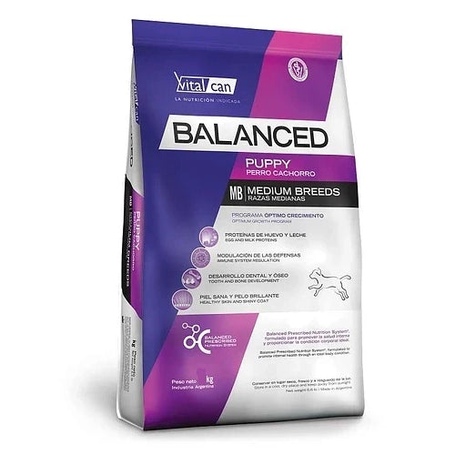 Balanced Cachorro raza Mediana - Mascota Express